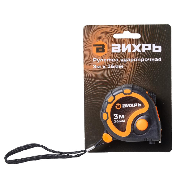 Рулетка "ВИХРЬ"  3мх16мм 73/11/1/1