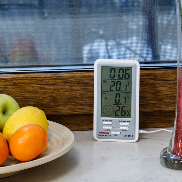 Метеостанция REXANT комнатно-уличная