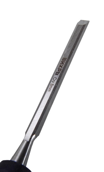 Стамеска-долото  8 мм 2 комп.усиленная рукоятка CrV 73/2/7/1 "ВИХРЬ"