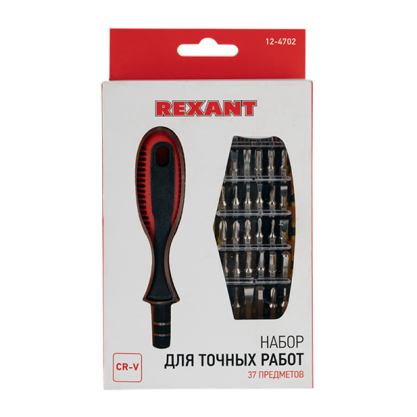 Набор отверток для точечных работ 37 предметов Rexant