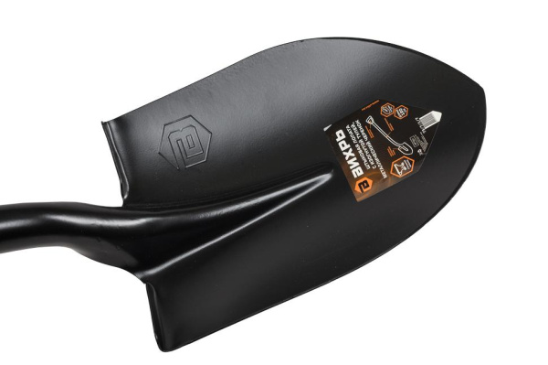 Штыковая лопата с изогнутой тулей, металлический черенок Вихрь, 73/7/1/7