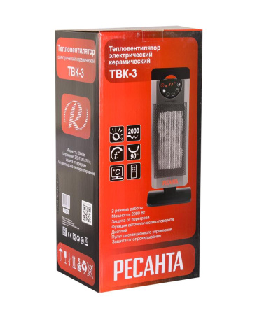 Тепловентилятор ТВК-3 Ресанта (2 кВт), 67/2/5