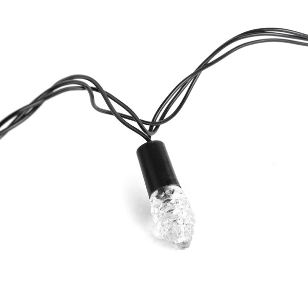 Гирлянда светодиодная "Шишки", SE-CONE-540M, 5M, 40 LED, мультицвет, черный шнур (1322)