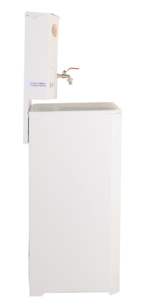 Умывальник дачный ЛЮКС, с подогревом, пластиковая мойка, цвет белый, шт, 74/4/4