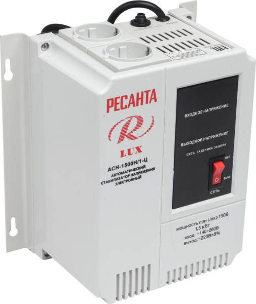 Стабилизатор LUX РЕСАНТА АСН-1500Н/1-Ц, 63/6/20
