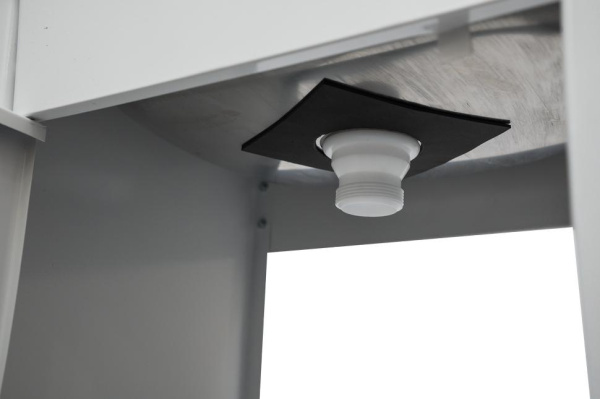 Умывальник дачный КОМФОРТ, с подогревом, нержавеющая мойка, цвет белый, шт, 74/4/6