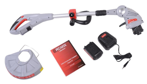 Аккумуляторный триммер ЭТ-20-2ЛИ Ресанта, шт, 70/1/25