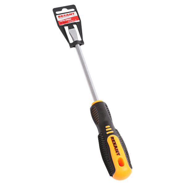 Отвертка SL8 X 150 мм , двухкомпонентная рукоятка Rexant