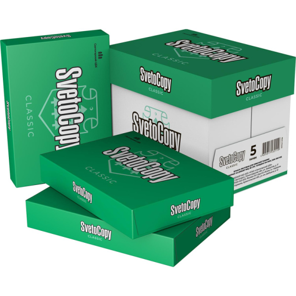 Бумага SvetoCopy (А4, марка С, 80 г/кв.м, 500 л), 64874