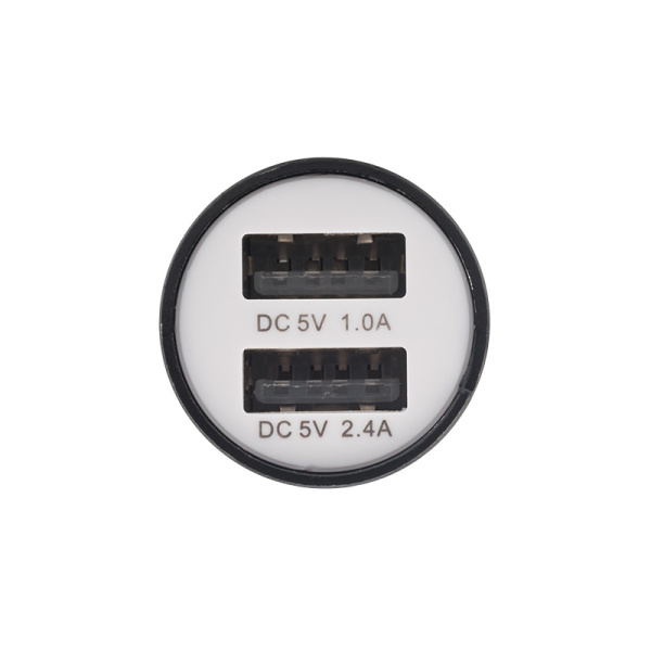 Автозарядка в прикуриватель 2хUSB с молотком (АЗУ) (1000+2100 mA) черная REXANT