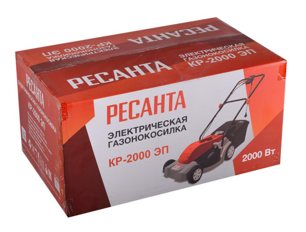 Газонокосилка электрическая КР-2000 ЭП Ресанта, шт, 70/4/16