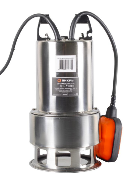 Дренажный насос ДН-1100Н Вихрь, 68/2/5