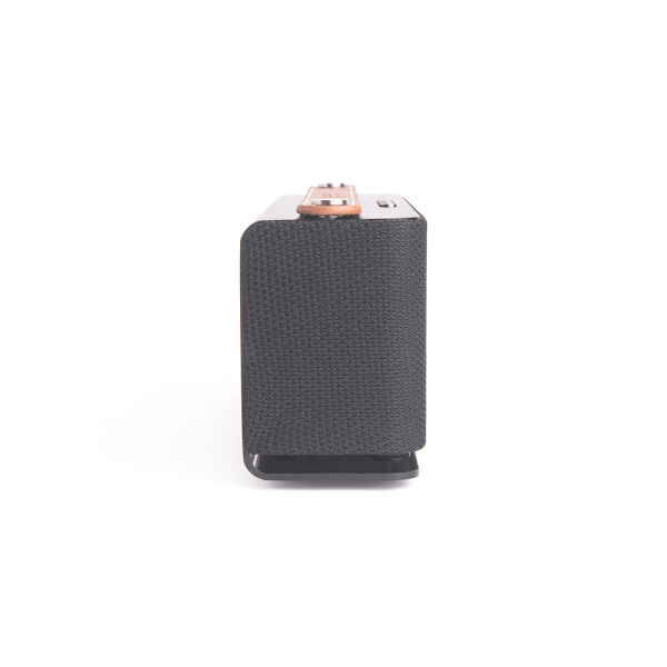 Колонка Атом BS-05, 2*5Вт, 1800мАч, hands free, сопряжение, кож. ручка, 14012