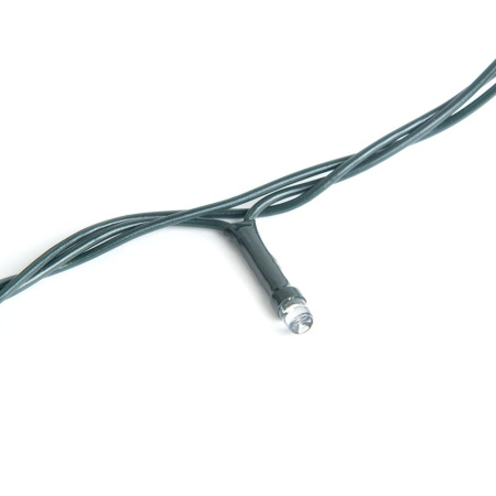 Гирлянда светод. рисовая RL-110WW, 10м, 100LED, тепл.белый, темно-зел. шнур 0,7м, контроллер, Funray