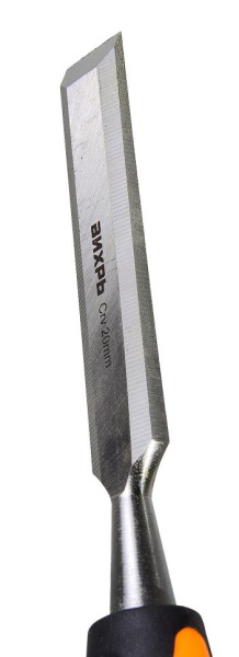 Стамеска-долото 20 мм 2 комп.усиленная рукоятка CrV 73/2/7/4 "ВИХРЬ"