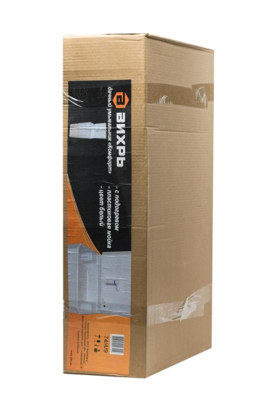 Умывальник дачный КОМФОРТ, с подогревом, пластиковая мойка, цвет белый , шт, 74/4/9