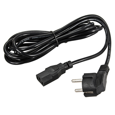 Шнур сетевой  Евро  0.75мм²  1.8М  (PE)  (с заземлением)  REXANT