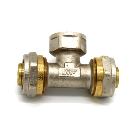 Тройник 16x1/2" ВР для м/п труб, тов-025089