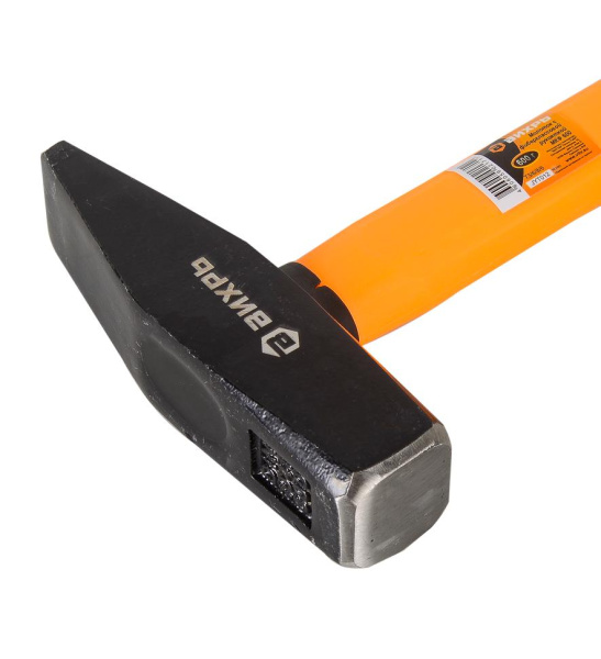 Молоток "ВИХРЬ" 600гр. Квадратный боёк, фиберглассовая двухкомпонентная ручка 73/6/8/6