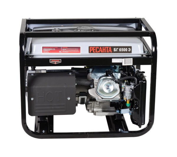 Электрогенератор БГ 6500 Э Ресанта, ЭЛЕКТРОСТАРТЕР, 5500Вт, 64/1/46